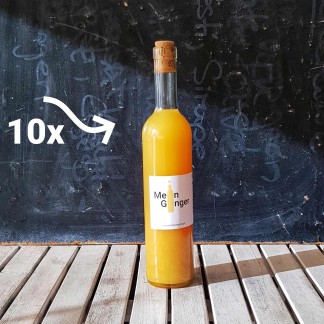 Ginger Flasche mit 10x Beschriftung, zur Anzeige als 10er Set Mein Ginger